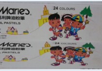 Clearance Marley old oil chalk chalk brush 24 colors Marley childrens painting chalk non-toxic and harmless