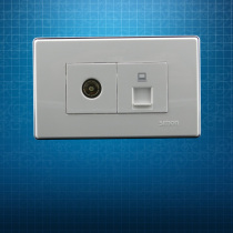 simon Simon electrical switch socket panel 118 type 51 computer network wire with closed-circuit network and cable TV