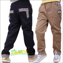 Boy long pants CUHK Pants Pants Children Casual Pants Straight Drum Pure Cotton Boy Dress New Korean Version Pants 306