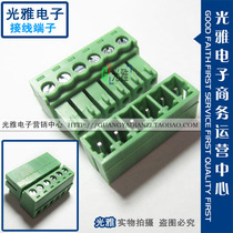 TERMINAL BLOCK 15EDG3 81-6PL NEEDLE BEND SPACING 3 81MM CONNECTOR BEND FOOT