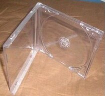 07 transparent disc box square VCD Box DVD box single-disc double-disc DVD CD box