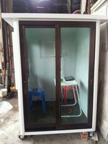 Clearance promotion color steel security kiosk mobile booth station booth sales pavilion Mobile Pavilion