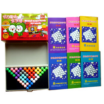 With anti-counterfeiting baby nibbo wisdom Gold Tower pyramid intelligence magic beads intellectual development technology toys