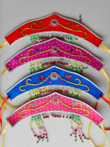 Mongolian childrens performance headdress Mongolian dance headgear childrens performance clothing accessories dance headgear