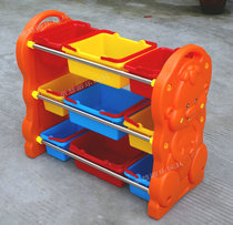 Childrens nine-grid toy finishing rack Toy rack Good child corner cleaning rack storage rack Plastic storage cabinet