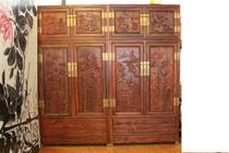 Xianzuo antique mahogany furniture Lao big red acid branch wood top cabinet Ming and Qing Classical furniture Cochin sandalwood