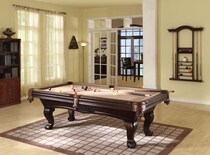 Liou indoor commercial adult billiard table home with nine-ball American billiard table standard flower bill table table