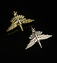 American metal badge American paratroopers high jump low open skills chapter skydiving skills Zhang Yongqi Medal