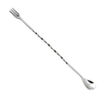 Pearl Milk Tea Matching Equipment Stainless Steel Short Bar Spoon Conditioning Wine Stirring Rod 24 24 5cm Wine Blending Appliance