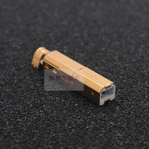 Taiwan TELOS high-end USB plug connector 24K plated thick gold B-mouth square mouth A-B fever USB cord