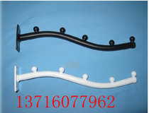 Clothing store props on the wall five baht adhesive hook iron wall hanging display stand clothes adhesive hook Wall