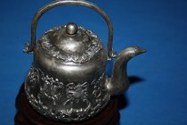 60s old foreign trade export old silver dark eight fairy life pot old silver pot single price
