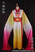 Water sleeve dance Costume Palace Women Clothing New the more drama Fudan costumes Yellow Mei Opera Seven Wonder Woman clothes for womens clothing