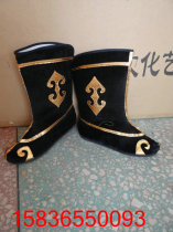 Drama drama wholesaler manufacturer direct hand - sewing gong drum shoes dragon shoes dragon shoes yellow shoes and yellow dance boots