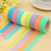 Fresh and cute candy color hand ripping color and paper adhesive tape DIY decorative stickers for convenience stickers