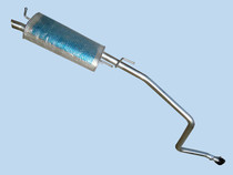 Suitable for chery QQ6 rear section exhaust pipe stainless steel car silencers) Chery QQ6 exhaust pipe