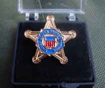 United States Secret Service (U S Secret Service USSS) metal badges pure copper