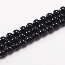 Natural Crystal DIY hand woven material beaded accessories 5A Grade 2mm black agate beads semi-finished products