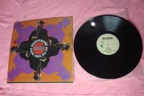 Antique old record player with foreign 33 turn LP vinyl old records collection of old objects audio-visual products