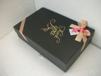 Gift box business gift box gift box 37X23 5X8 7cm shirt box black rectangle full 50