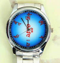 (Ruyi Fa Zang) winning new product Manjusri heart curse wheel Buddhist watch Buddha Bodhisattva teacher (female black)