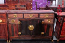 Mahogany furniture red sour branch furniture antique furniture with board side cabinet double kitchen red sour branch cabinet