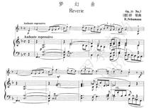 Schumann Fantasy Op 15No 7 violin and piano score