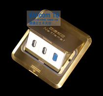 Ground socket through the pine day VGA double USB ground plug (bottom box)