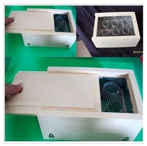 Thickened pure solid wood Wood six-pillar moxibustion box six-hole moxa box moxa moxibustion moxibustion on the waist and back