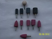 Ceramic grinding wheel grinding head Electric grinding head Inner hole grinding cylindrical peach oval 6mm shank diameter brown corundum A polishing wire drawing