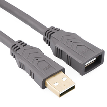 Green Union USB2 0 extension line male to mother usb lengthened wire gilded head high speed usb extension cord 5 m