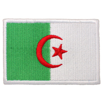 Algeria Flag Embroidery Sticker Stamp Personality Creative Magic Magic Stick Embroidery Chapter Backpack Patch Arm Zhang Set To Do It