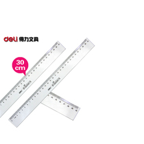 Authentic 6230 straight feet 30cm students straight ruler office painting transparent plastic straight ruler