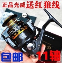 Guangwei fishing wheel gw x(GWX)30 11 bearing front unloading fishing reel spinning wheel feeding line