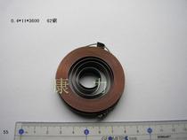 Scroll clockwork spring S-shaped thickness 0 4 wide 11 Kangli spring factory clockwork 0 4*11*3600-5500
