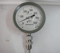 Zhaoqing Shock Resistant Bimetal Thermometer WCY-411 0-600 Degrees Radial Immersion Oil Style Temperature Gauge