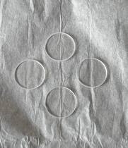 K9 Optical window sheet diameter D6*2mm (double-sided coated antireflection film)Transmittance 99%