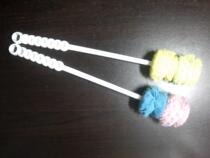 Korean Cup brush long handle creative Cup brush clean more thoroughly multi-color optional 1 set 18CM