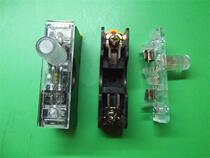 TFBR-101 TFB-101N Tiande 6X30 safety tube holder rail type AC220V transparent cover base