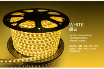 220V5050 high voltage LED light strip 60 beads dark trough light background wall decorative light red yellow blue green light strip