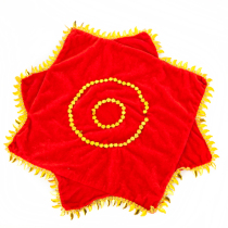 Two people turn handkerchief octagonal towel dance handkerchief Yangko hand silk flower dance handkerchief Yangko handkerchief H-10