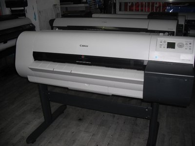 9成新canon佳能ipf710大幅面打印机/2400dpi绘图仪/914cm/喷绘机_7折