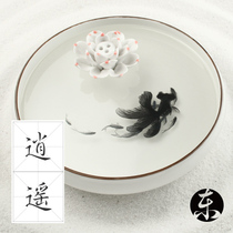 3d resin Goldfish three-dimensional resin painting East travel notes aromatherapy plate carefree creative ornaments wedding gifts