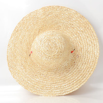Straw hat Large worker agricultural farmer straw hat woven sunshade sunscreen man child labor land hat large edge fisherman woman