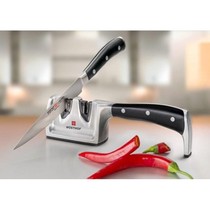 The new German Wuesthof three-prong 4348 double sharpener