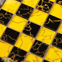 (Linus) Crystal mosaic mirror tile toilet porch self-sticking mosaic puzzle background wall