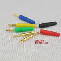 Mini Banana Plug Copper Gold Plated 2MM Premium Banana Plug Silicone Soft Rubber Jacket Banana Plug 2MM