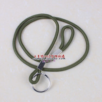 Simple men motorcycle rope nylon rope single ring keychain anti-theft key chain rope