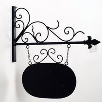 European style door card wrought iron sign European iron Billboard signboard
