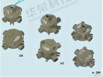 Shanghai Huarong BHD51 explosion protection junction box 6 at right angle Tongping cover